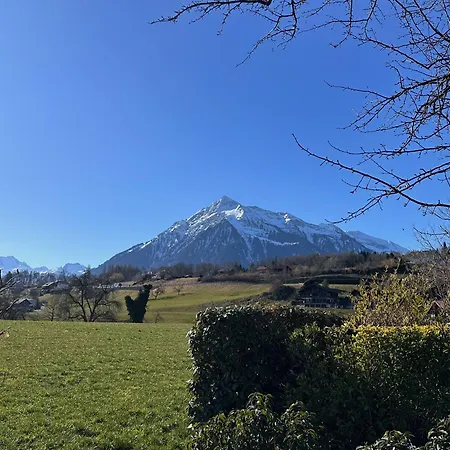 Stilvoll, Am Thuner See, Naehe Interlaken, Familienfreundlich Mit Garten, Wifi Διαμέρισμα